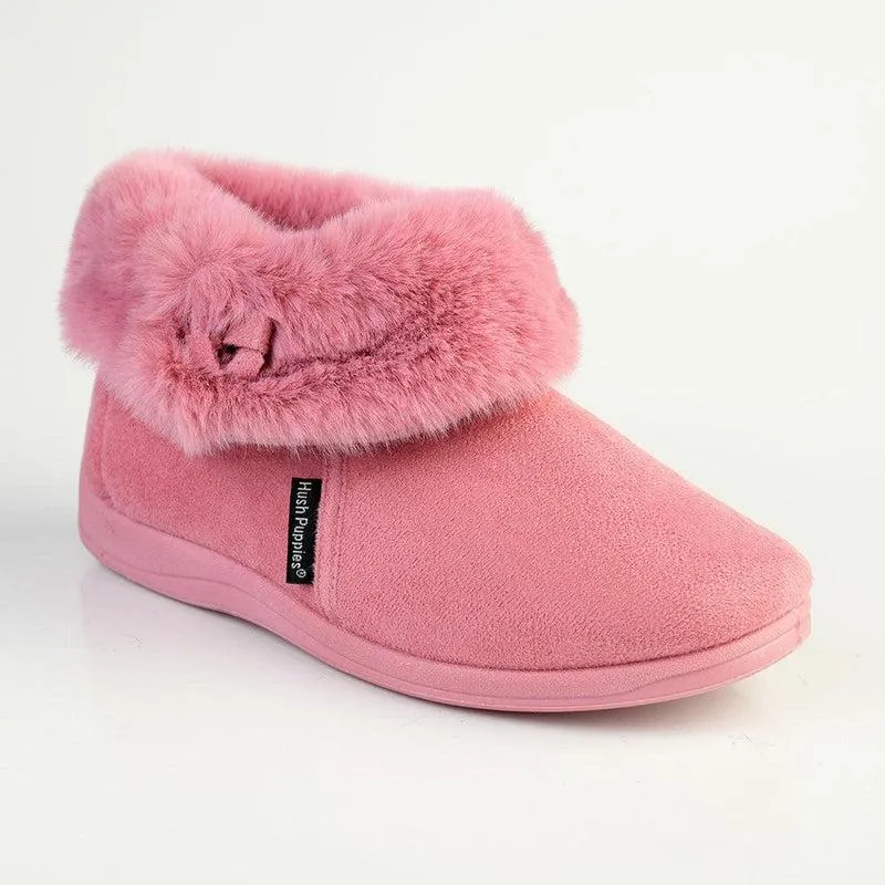 Hush Puppies Sharon Slippers - Dusty Pink