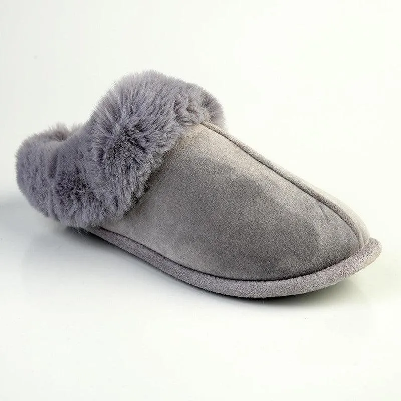 Hush Puppies Virginia Open Back Slippers - Frost Grey