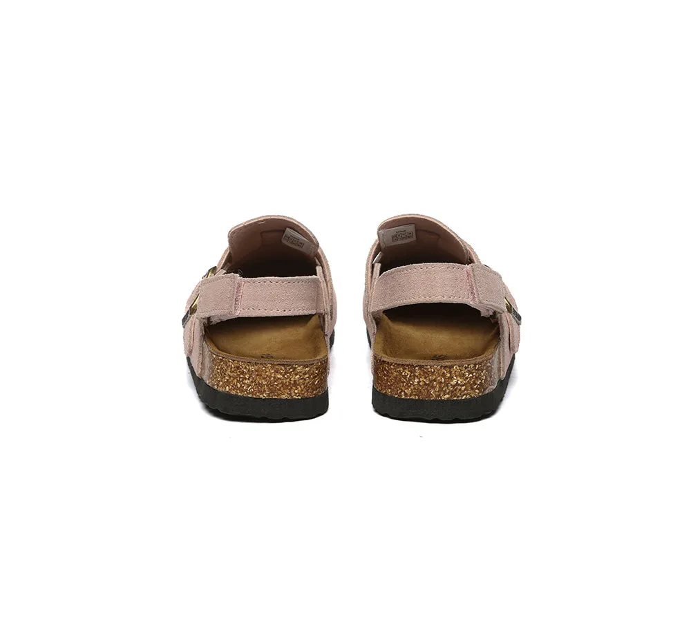 Kids Slingback Clogs with Adjustable Buckle Straps Flats Sandals