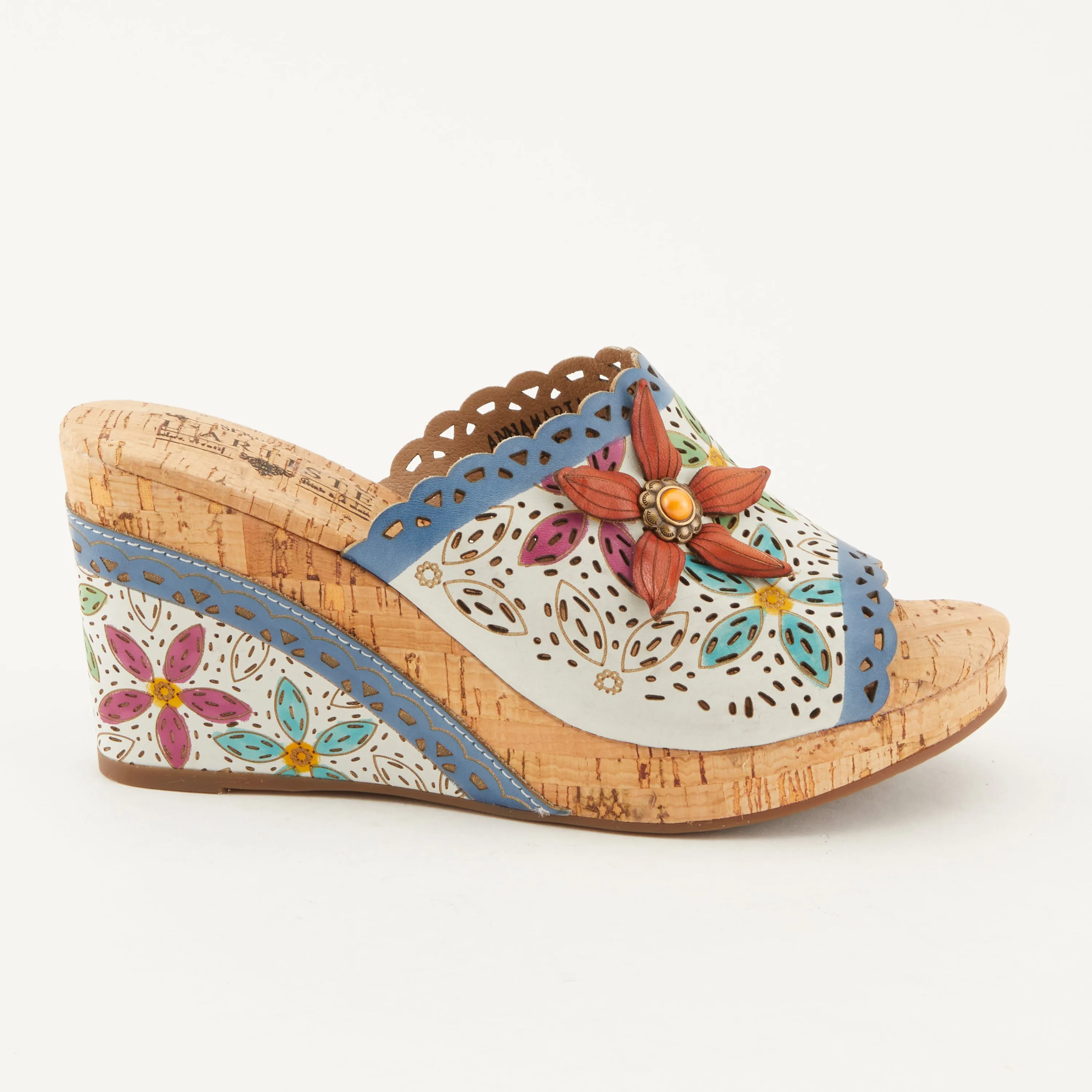 L'ARTISTE ANNAMARIA SLIDE SANDALS