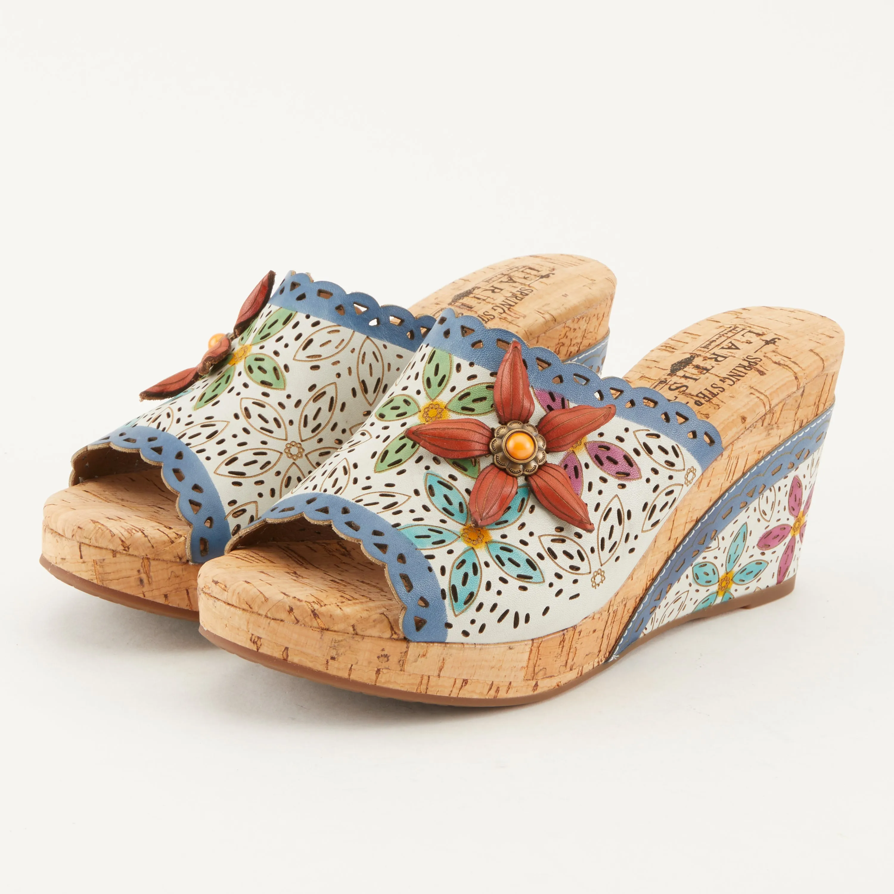 L'ARTISTE ANNAMARIA SLIDE SANDALS