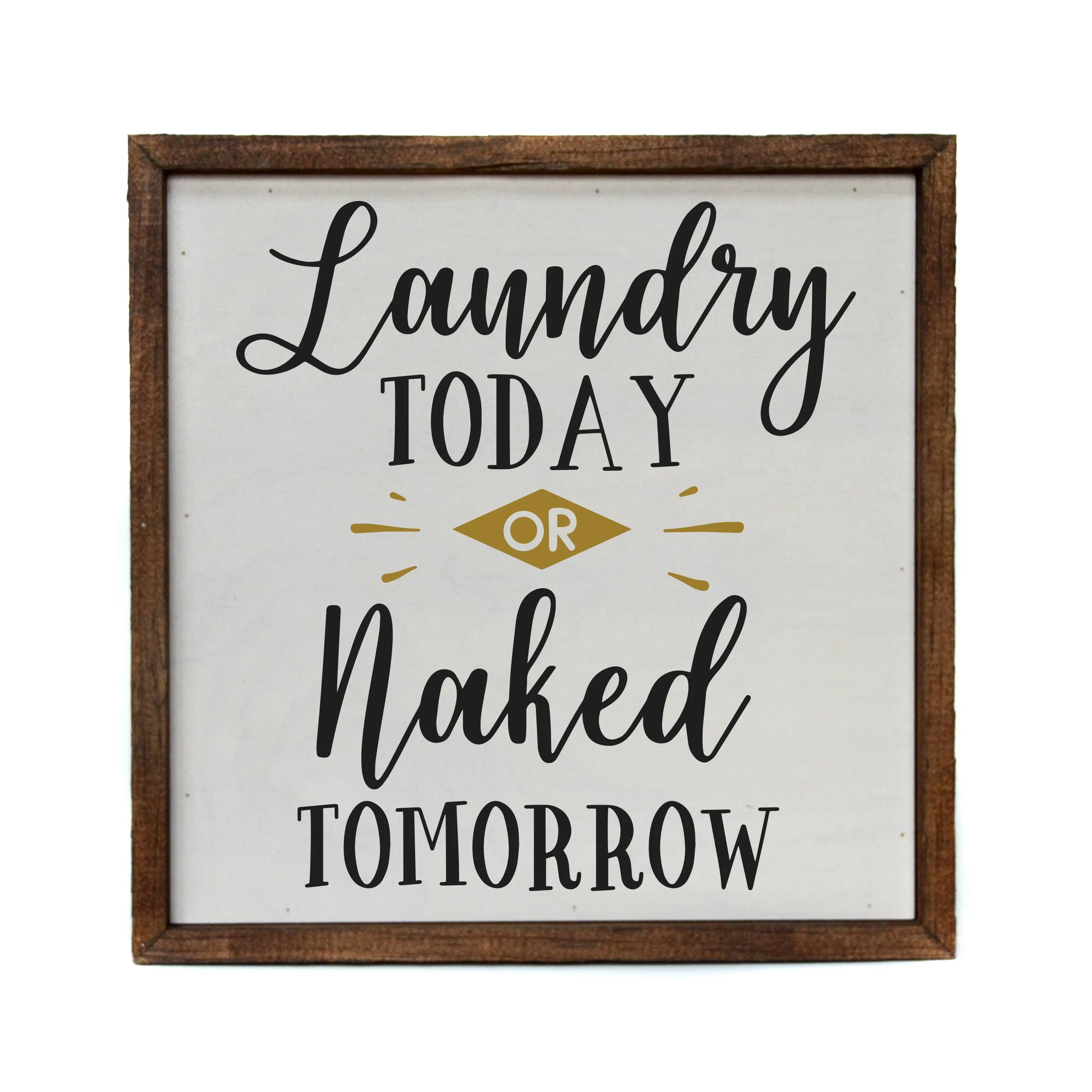 Laundry Today Or Naked Tomorrow