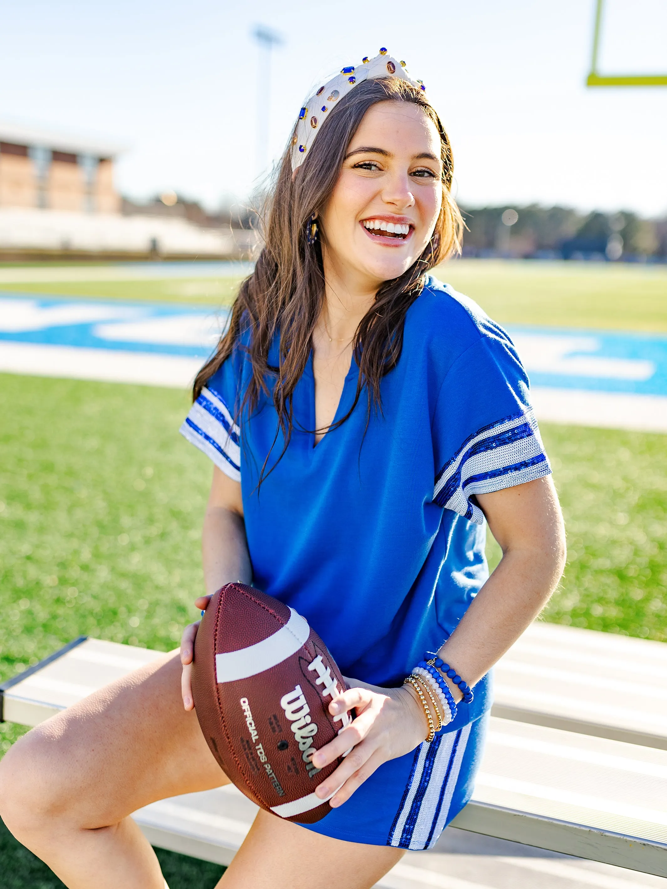 Lauren Shorts | Blue   White