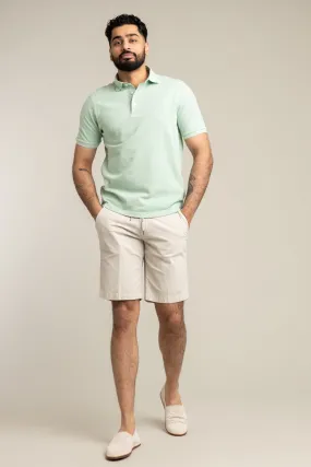 Light Green Pique Polo