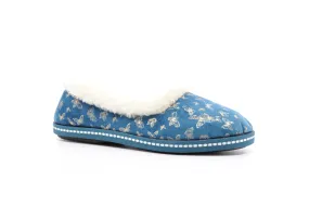 Lunar - Minerva Blue Full Slipper