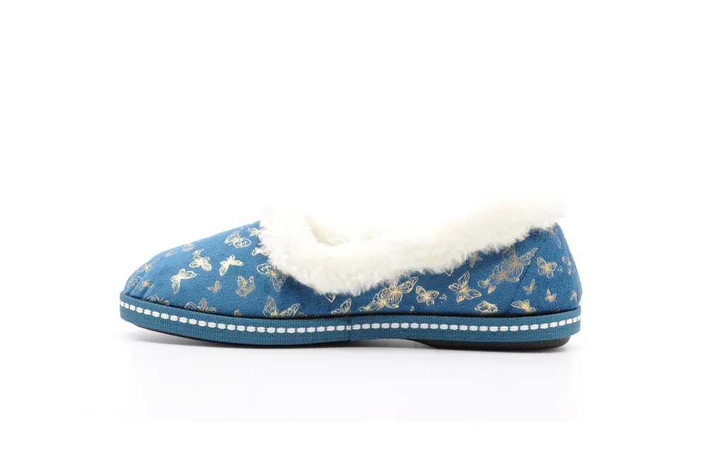 Lunar - Minerva Blue Full Slipper