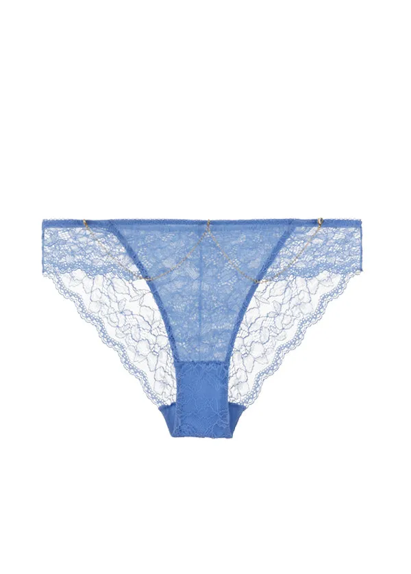 LYDIA Plus Sexy Recycled Blue Lace Hipster Panties