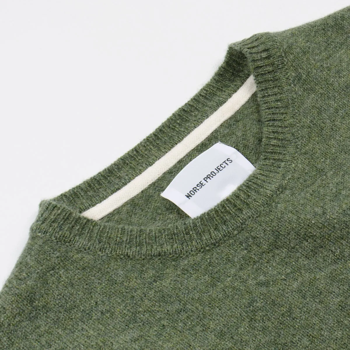 Norse Projects - Sigfred Lambswool Sweater - Dried Olive