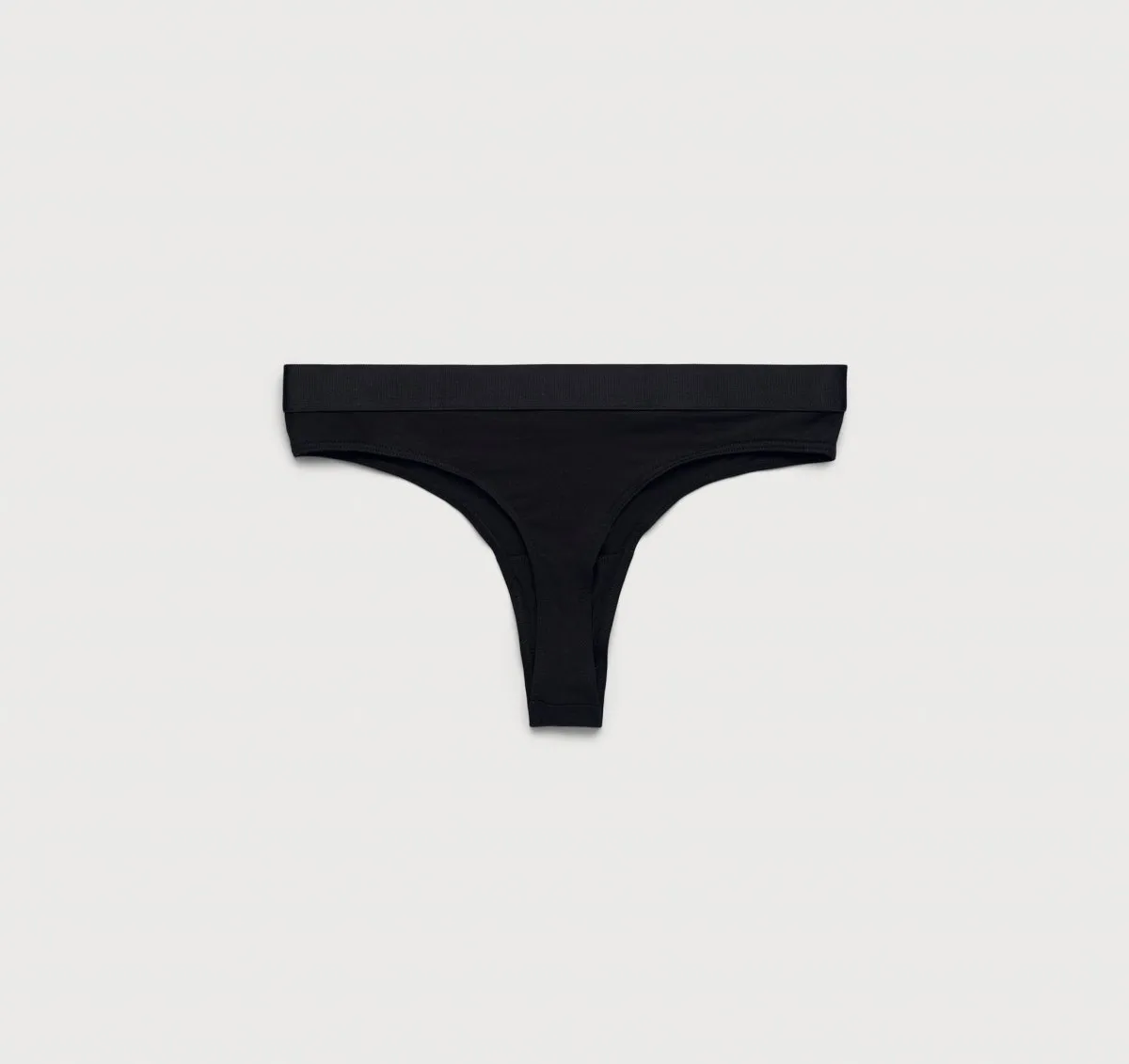 Organic Basics Soft Touch Thong Black