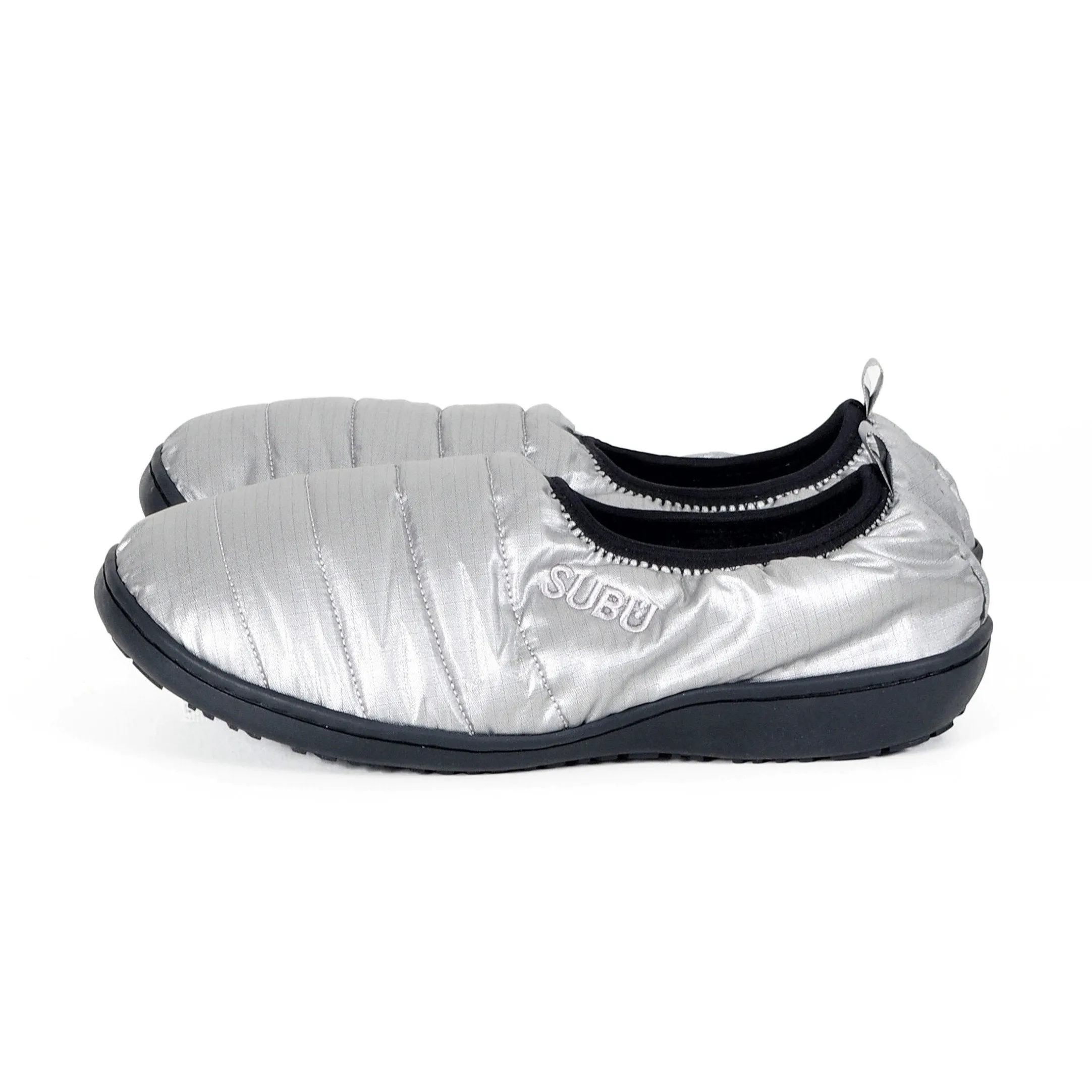 Packable Slippers - Foil Silver