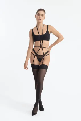 PATRICIA SUSPENDER WITH STOCKINGS