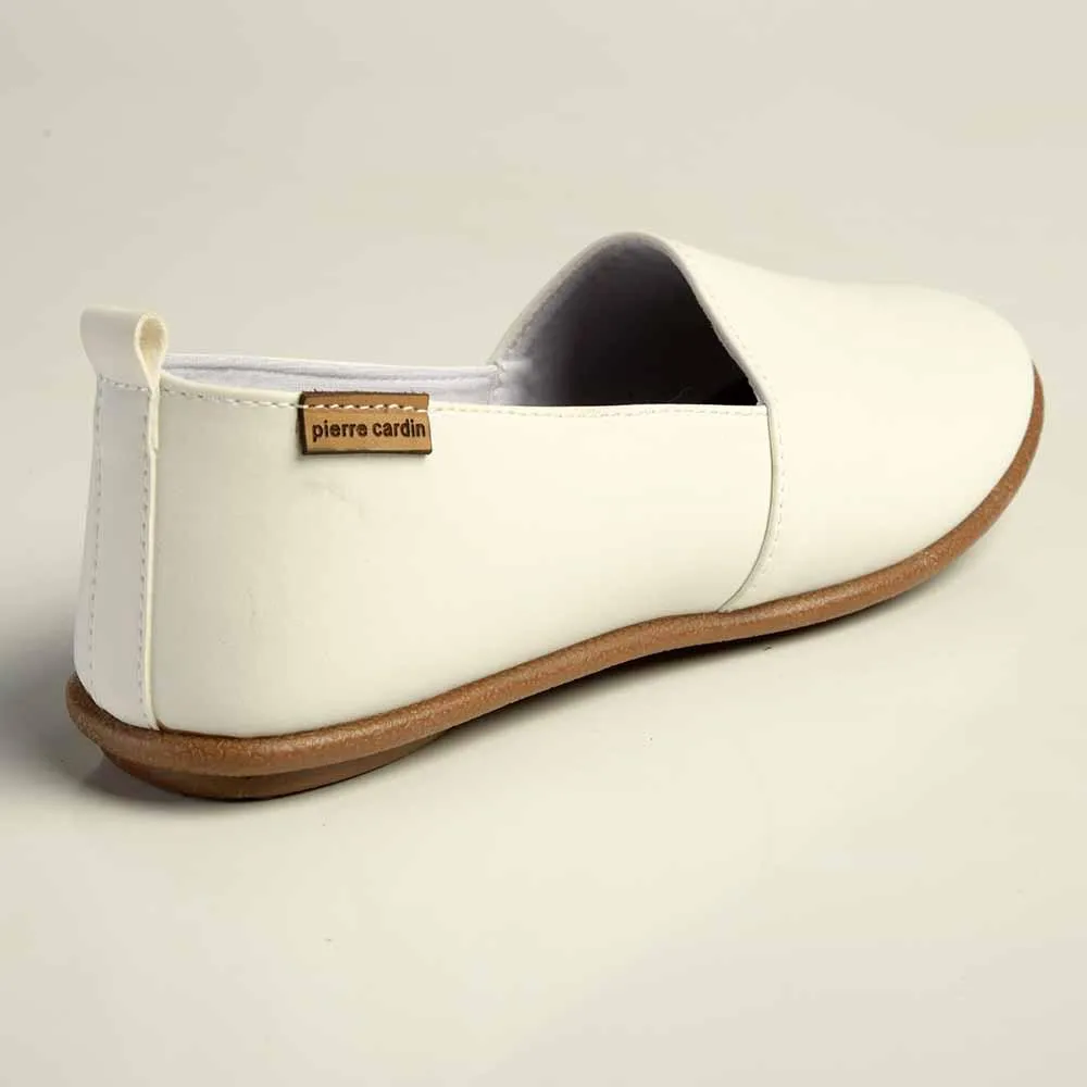 Pierre Cardin Ladies Riviera Slip On - White