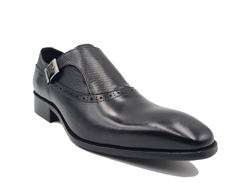 Plain Toe Single Monk Loafer