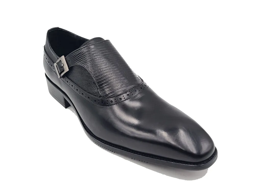 Plain Toe Single Monk Loafer