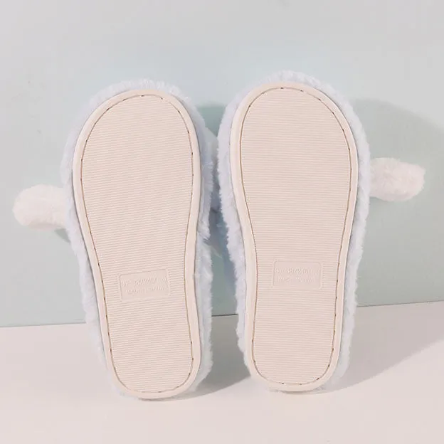 Pochacco fluffy house slippers - MINISO x SANRIO