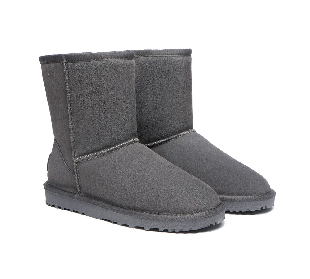 Premium Australian Sheepskin Boots Unisex Short Classic Plus