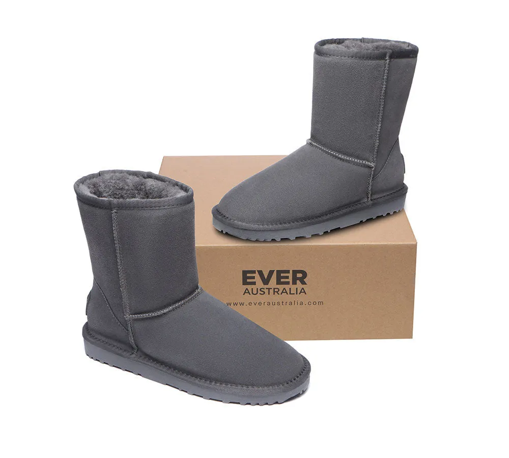 Premium Australian Sheepskin Boots Unisex Short Classic Plus