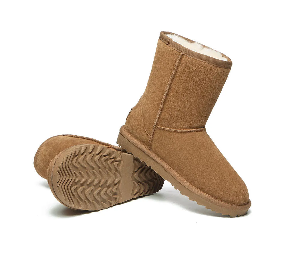 Premium Australian Sheepskin Boots Unisex Short Classic Plus