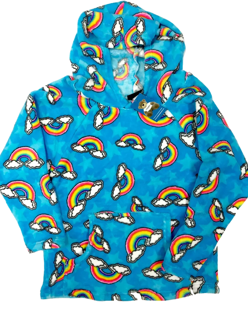 Rainbow Cloud Pullover Fuzzy