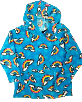 Rainbow Cloud Pullover Fuzzy