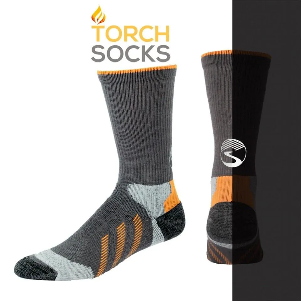 Reflective Torch Socks - Crew Height