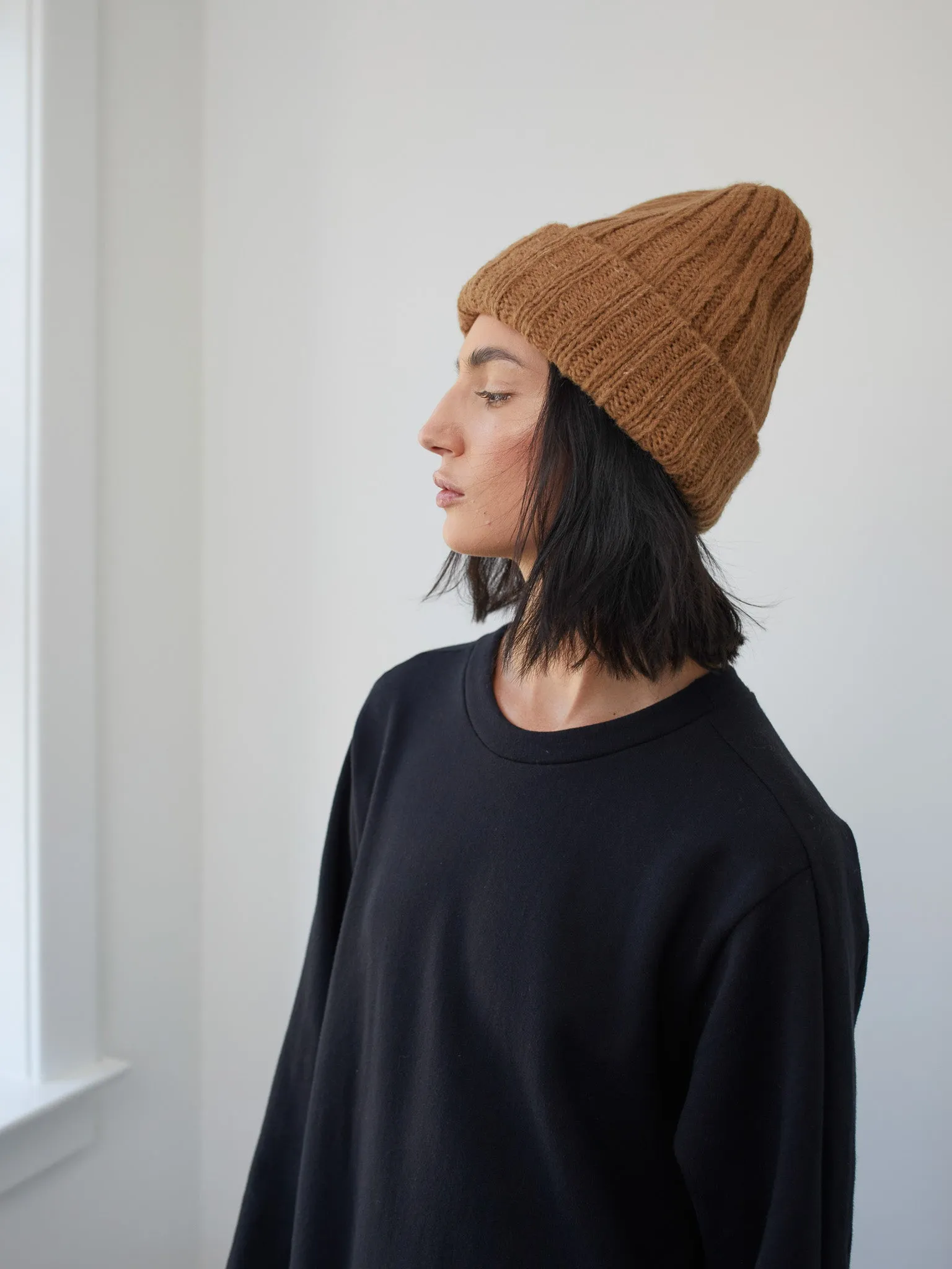 Rib Hat in Fawn