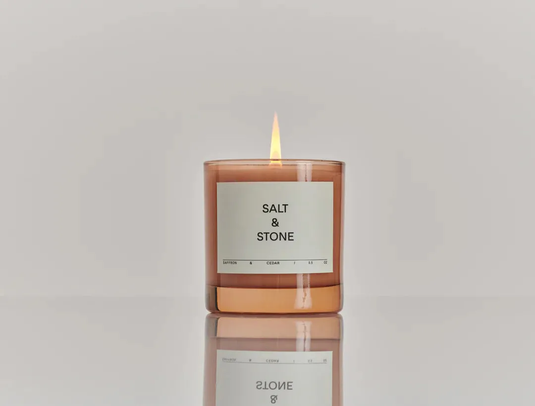 Salt & Stone :: Saffron & Cedar Candle