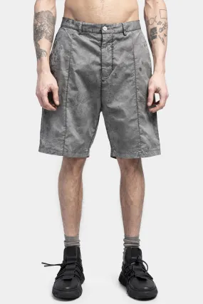 Stretch Cotton Shorts, Anthracite Salt Dyed