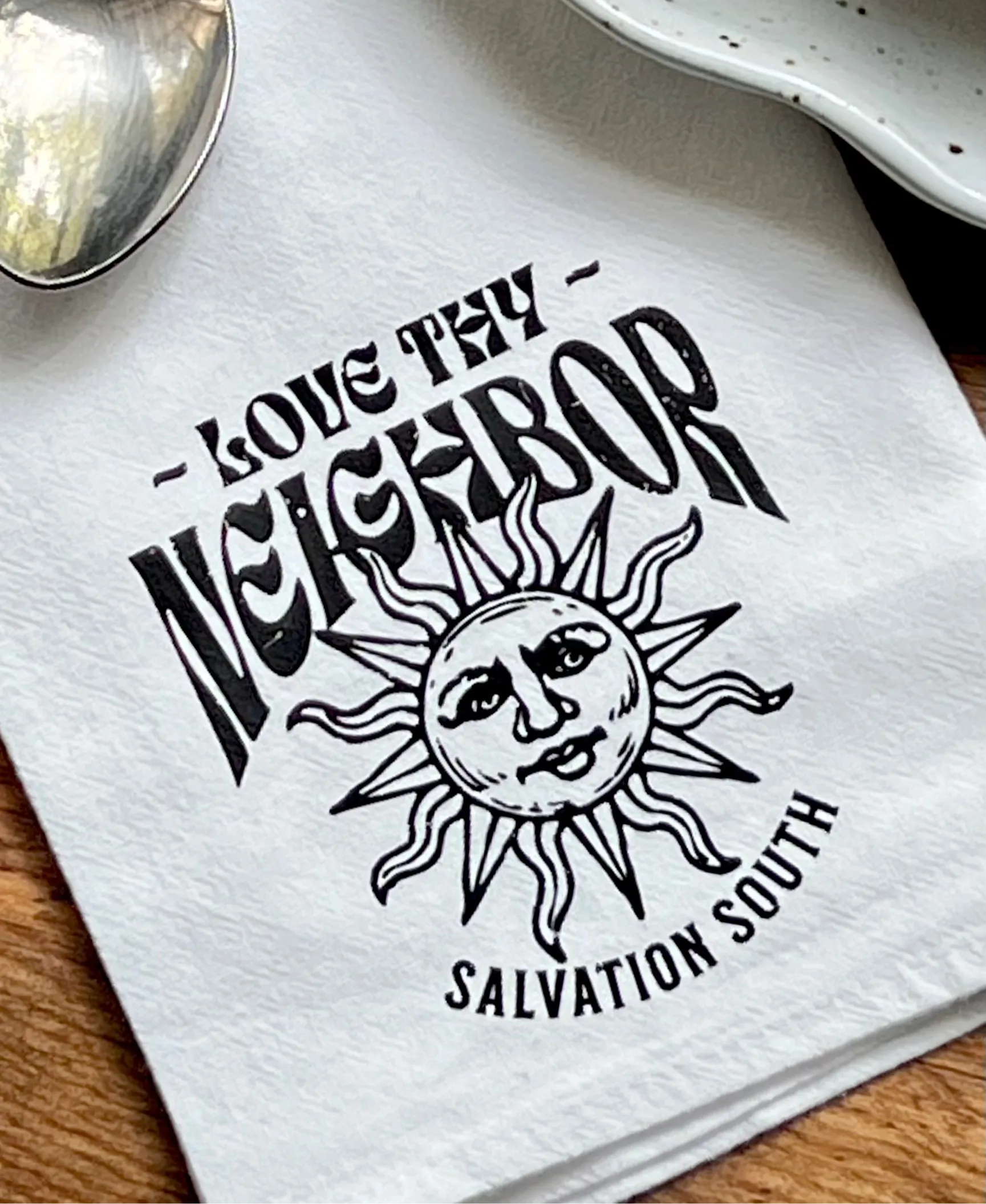 The Love Thy Neighbor Dinner Napkin