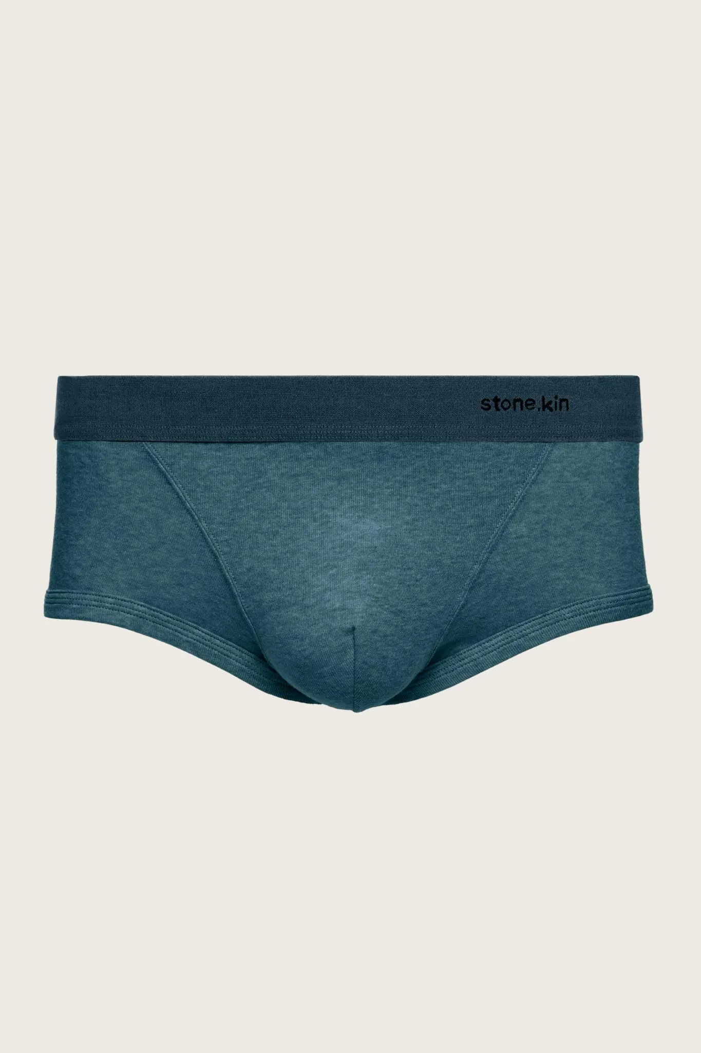 Trunk in Organic Cotton Rib - Lake   Indigo