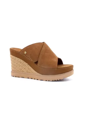 UGG About Slide Ciabatta Zeppa Donna Chestnut W1139291