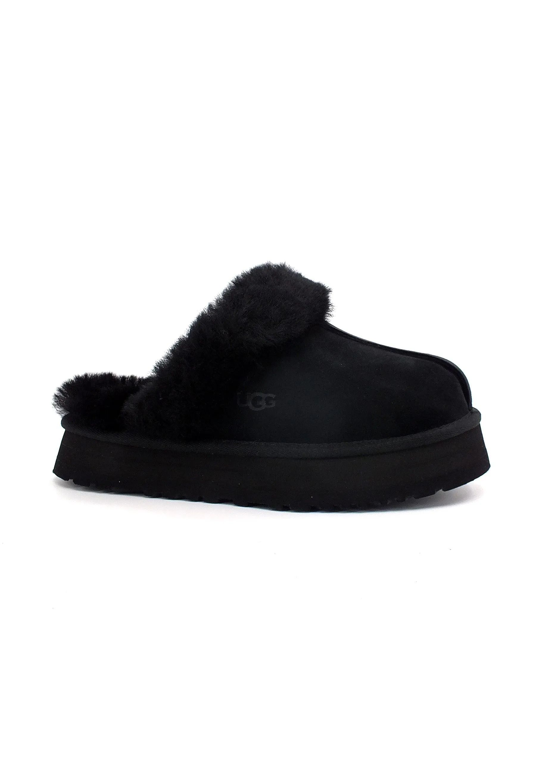 UGG Womens Disquette Ciabatta Slippers - Black, Style W1122550