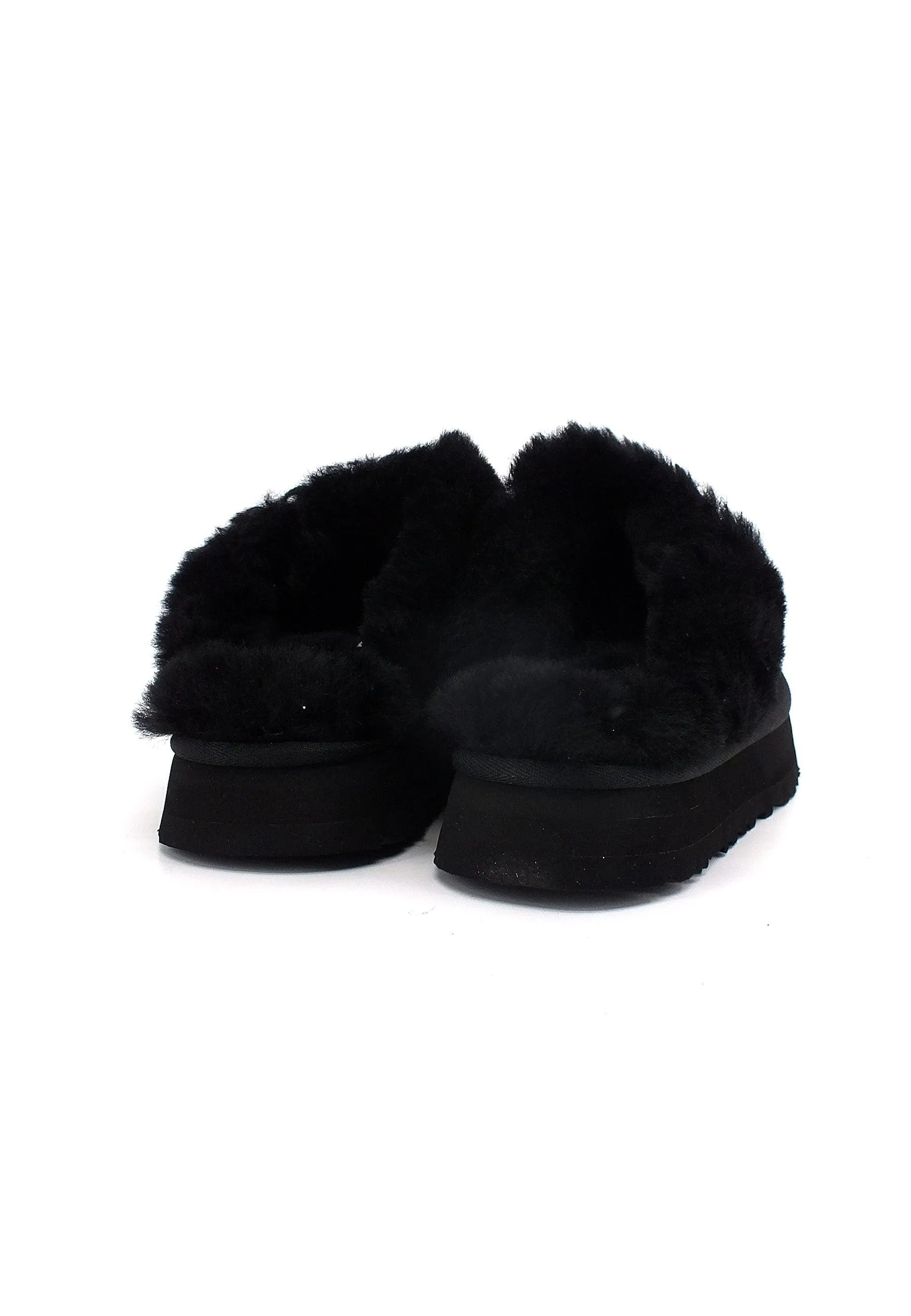 UGG Womens Disquette Ciabatta Slippers - Black, Style W1122550