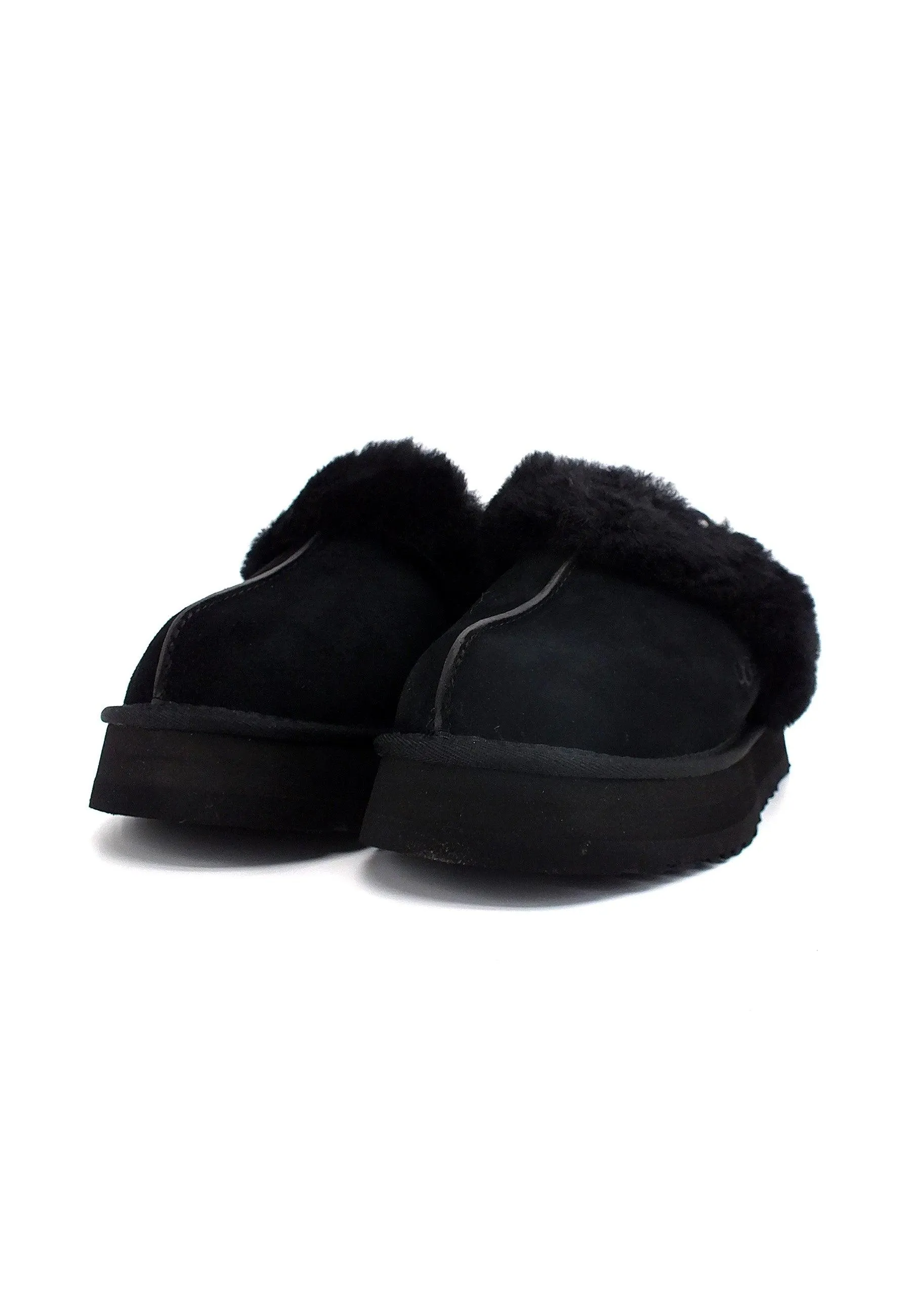 UGG Womens Disquette Ciabatta Slippers - Black, Style W1122550