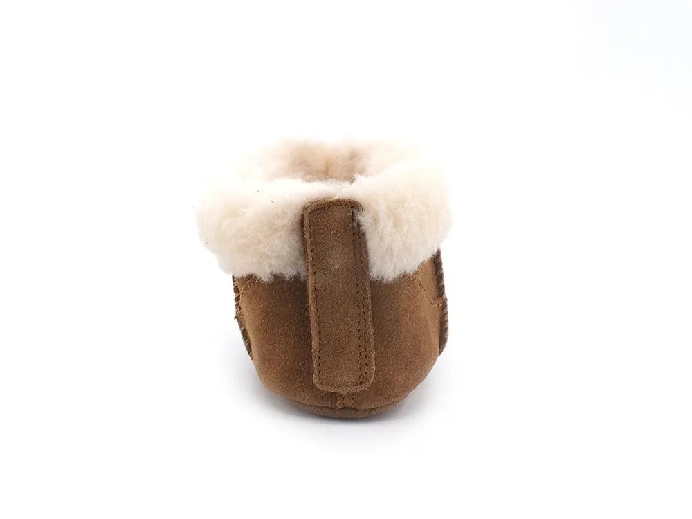 UGG I Gojee Stivaletto Kids Pelo Chestnut Suede 1121048I