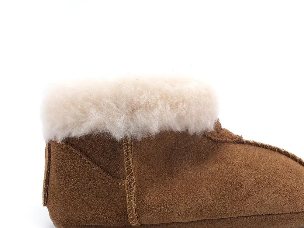 UGG I Gojee Stivaletto Kids Pelo Chestnut Suede 1121048I