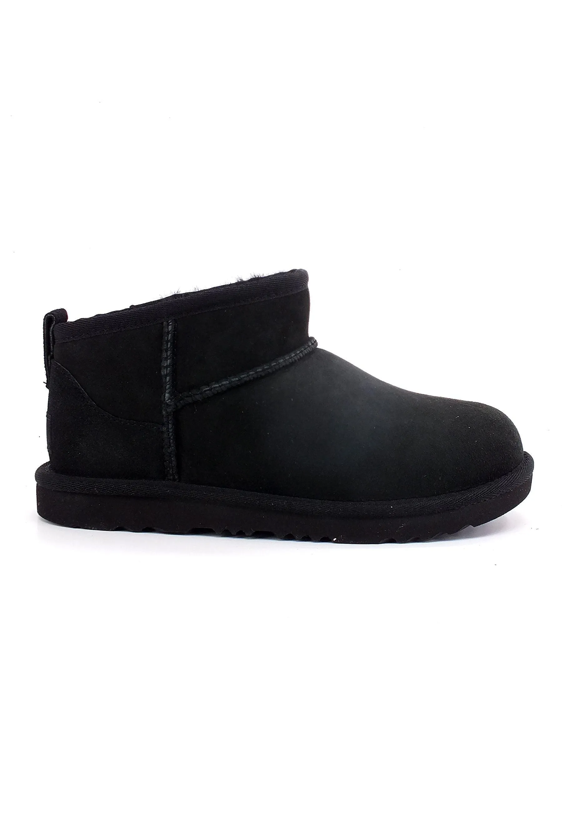 UGG Kid's Classic Ultra Mini II Stivaletto Pelo Bimbo Black K1130750K