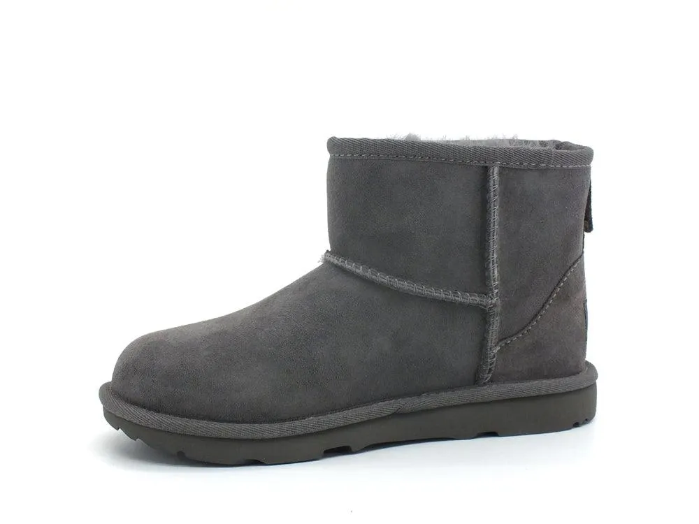 UGG Kid's Classsic Mini II Stivaletto Pelo Bambina Grey K1017715K