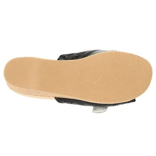 Worishofer Women's 251 Slide Black Leather